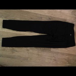 Lululemon black mesh leggings. Size 6.